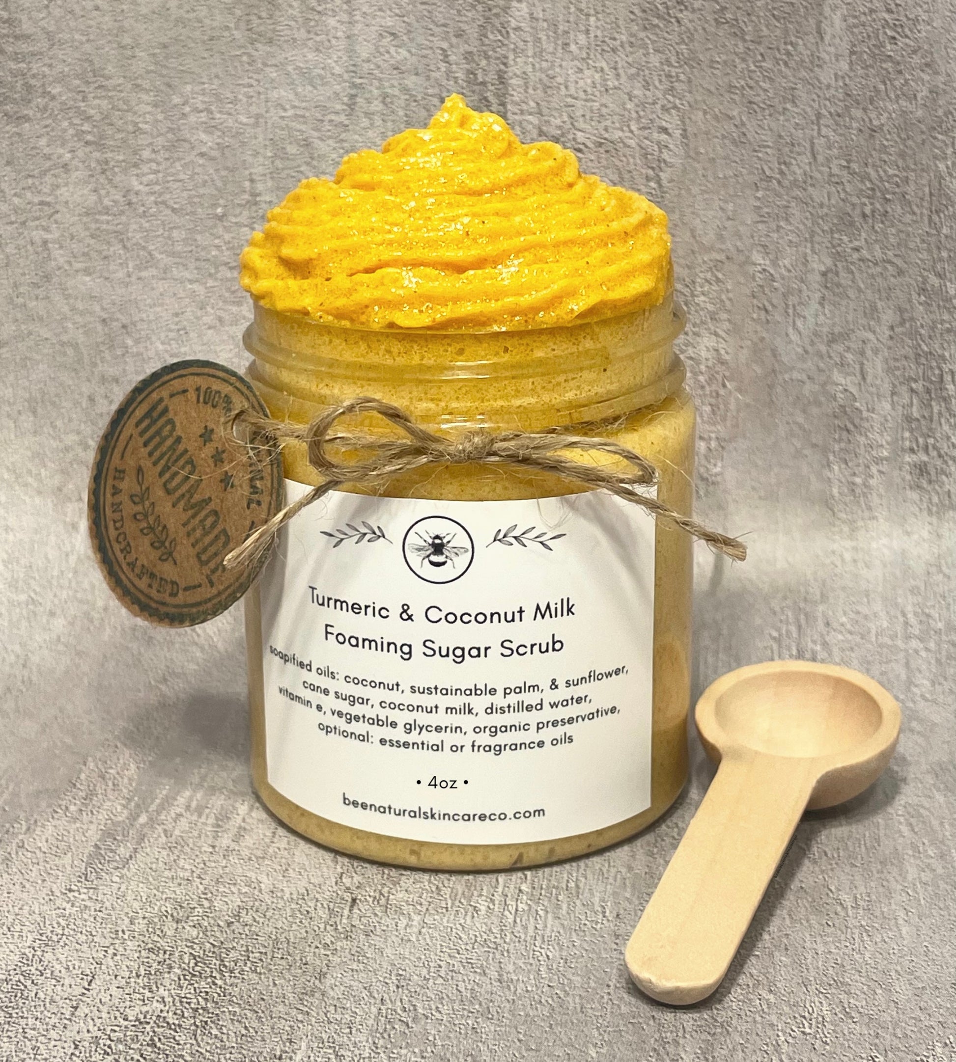 4oz Turmeric & Coconut Milk Sugar Scrub