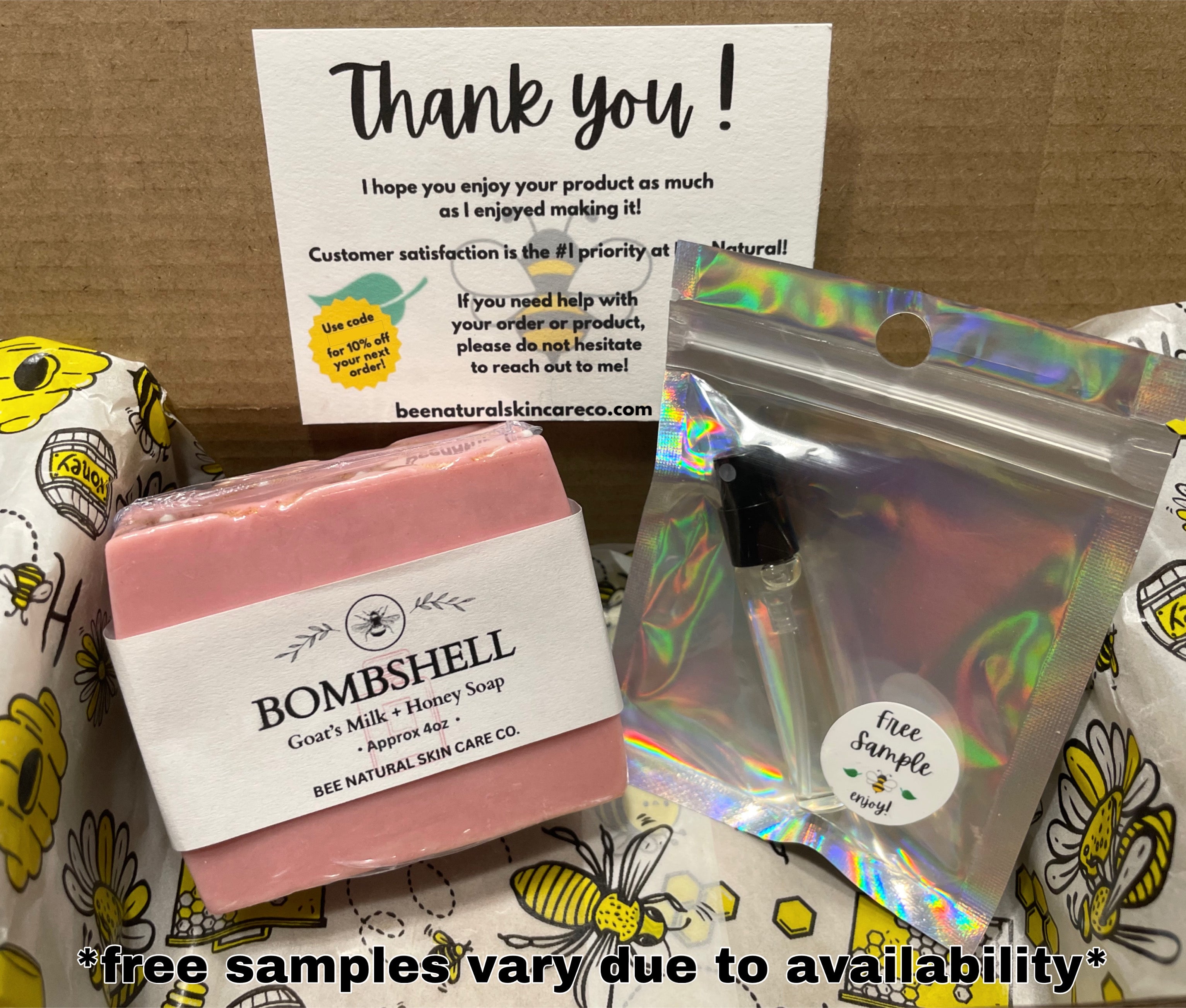 Bombshell Type Goat’s Milk Soap
