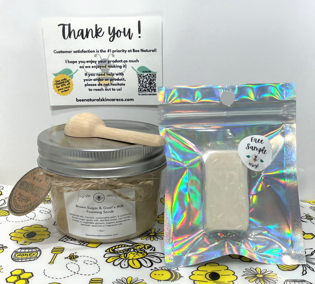 4oz Brown Sugar & Goats Milk Scrub