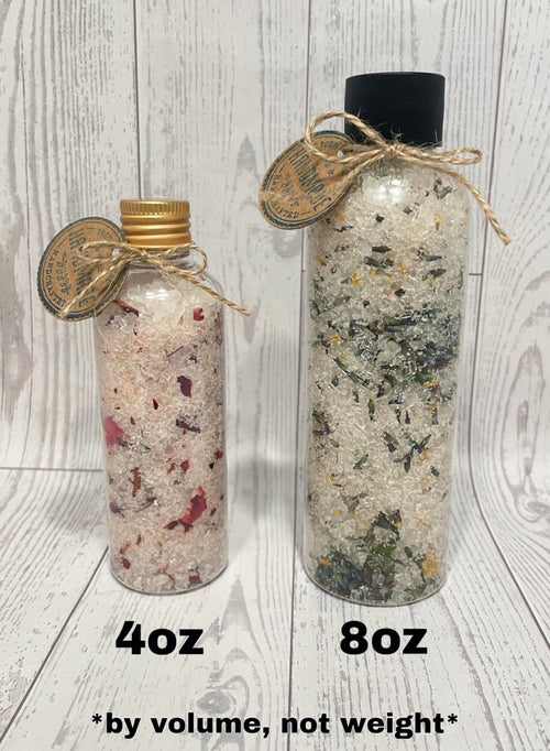 4oz Essential Oil Salt Soaks