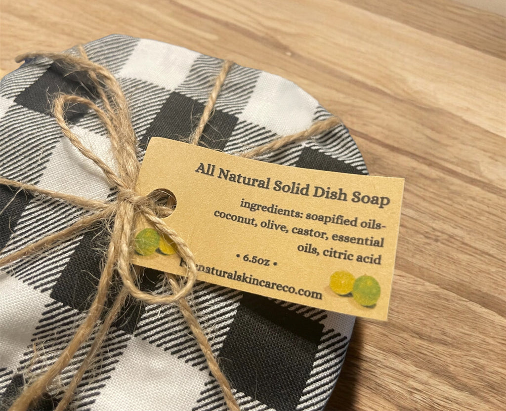 Solid dish soap